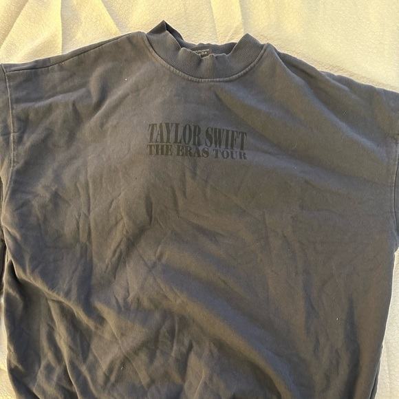 Eras Tour Taylor Swift Navy Sweatshirt - Picture 2 of 2